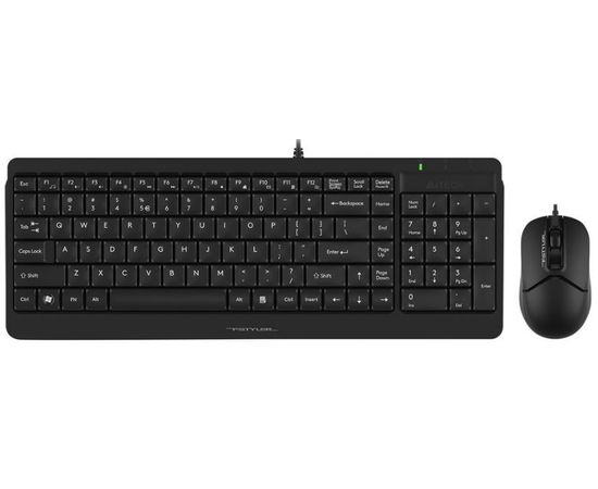 Клавиатура+мышь Key+Mouse A4 Fstyler F1512 USB Multimedia, черный