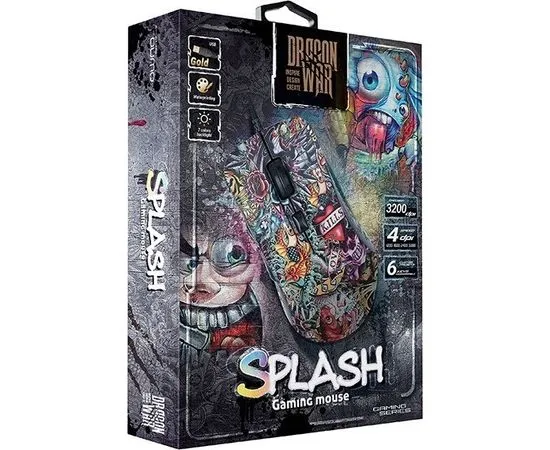 Мышь Qumo Splash M40 черный USB (23602), фото 3