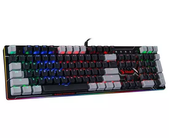 Клавиатура A4 Tech Bloody B808N USB Multimedia Gamer LED (B808N (RAVEN)), фото 2
