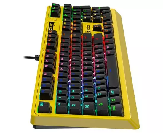 Клавиатура A4 Tech Bloody B810RC PUNK YELLOW, USB Multimedia Gamer LED (B810RC ( PUNK YELLOW )), Цвет: Желтый, фото 4