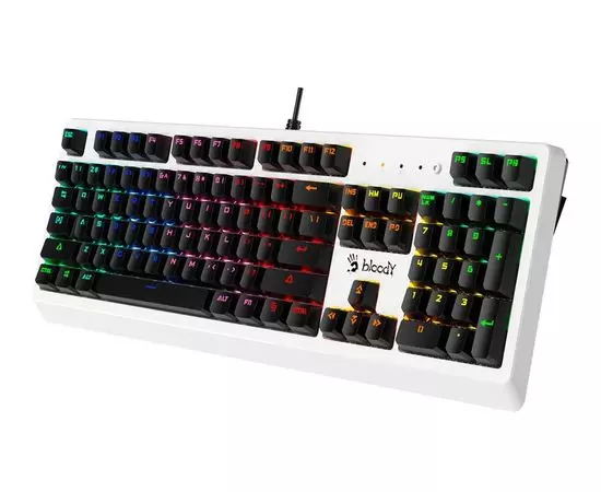 Клавиатура A4 Tech Bloody B810RC WHITE, USB Multimedia Gamer LED (B810RC (  WHITE )), Цвет: Белый, фото 2