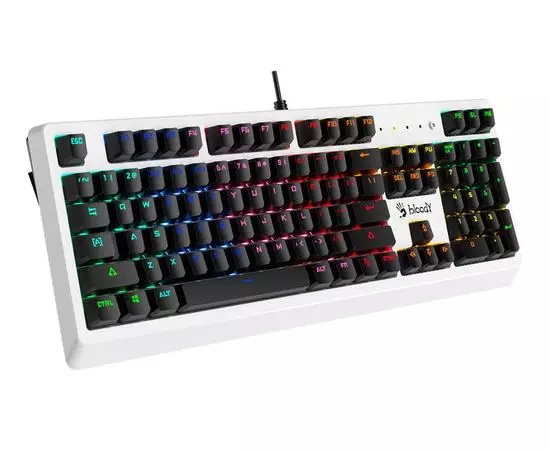 Клавиатура A4 Tech Bloody B810RC WHITE, USB Multimedia Gamer LED (B810RC (  WHITE )), Цвет: Белый, фото 3