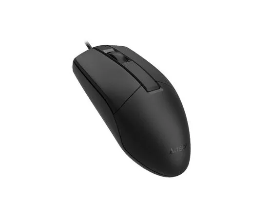 Мышь A4 Tech OP-330S, USB, бесшумная, черный (OP-330S (BLACK)), фото 2