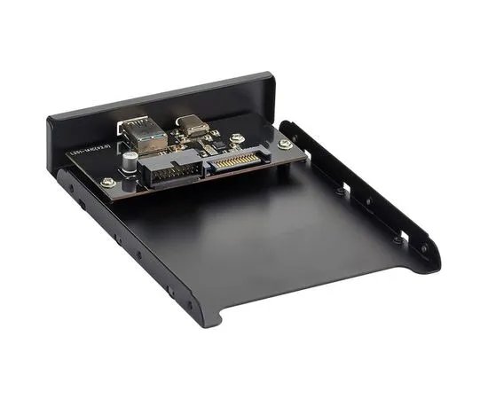 Панель лицевая U3H-617 в 3.5" отсек корпуса, 1*USB3.0 + 1*Type-C (ExeGate) (EX280447RUS), фото 2