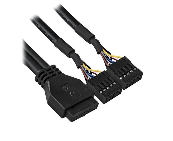 Панель лицевая U5H-627 в 5.25" отсек корпуса, 2*USB3.0 + 2*HD Audio (ExeGate) (EX289291RUS), фото 3