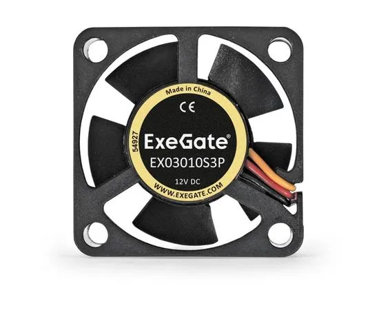 ExeGate Mirage-S 30x30x10, подшипник скольжения, 3 pin (EX281210RUS), фото 2