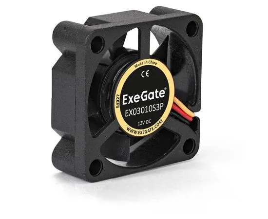 ExeGate Mirage-S 30x30x10, подшипник скольжения, 3 pin (EX281210RUS)