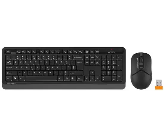 Клавиатура+мышь A4 Tech Fstyler FG1012 Multimedia, черный/серый (FG1012 BLACK)