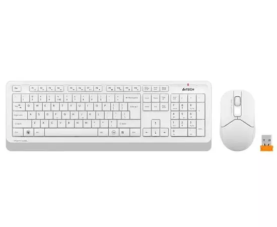Клавиатура+мышь A4 Tech Fstyler FG1012 Multimedia, белый/серый (FG1012 WHITE)