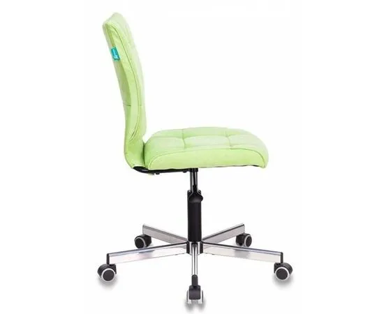 Кресло Бюрократ CH-330M, без подлокотников, ткань, светло-салатовый (CH-330M/VELV81), фото 3