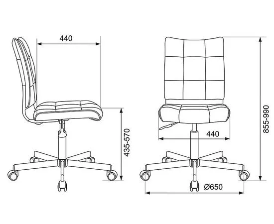 Кресло Бюрократ CH-330M, без подлокотников, ткань, песочный (CH-330M/LT-21), фото 5