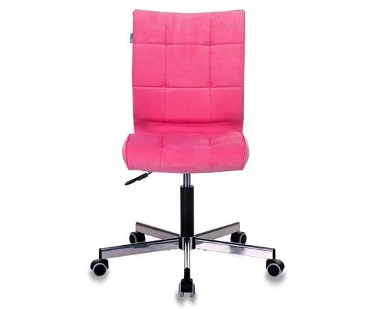 Кресло Бюрократ CH-330M, без подлокотников, ткань, розовый (CH-330M/VELV36), фото 2