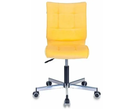 Кресло Бюрократ CH-330M, без подлокотников, ткань, желтый (CH-330M/VELV74), фото 2