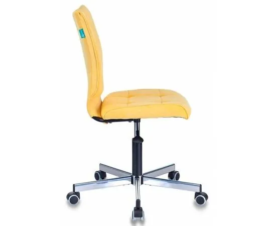 Кресло Бюрократ CH-330M, без подлокотников, ткань, желтый (CH-330M/VELV74), фото 3