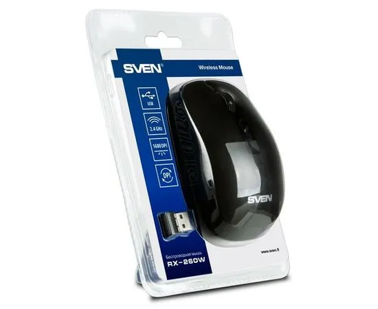 Мышь Sven RX-260W, Black (SV-018160), фото 3