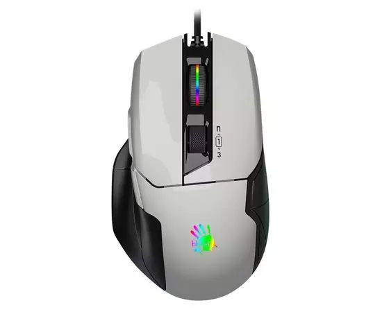 Мышь A4 Tech Bloody W70 MAX белый/черный (Bloody W70 MAX (PANDA WHITE)), Цвет: Белый