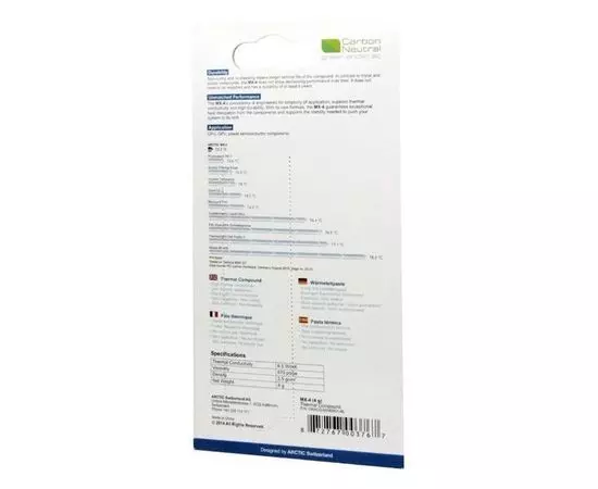 Термопаста Arctic Cooling MX-4 (4г, шприц) (ACTCP00002B), фото 3