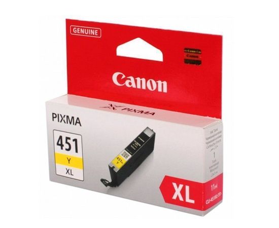 Canon CLI-451XL Y  (чернильный картридж желтый, повышенной емкости) Yellow (6475B001)