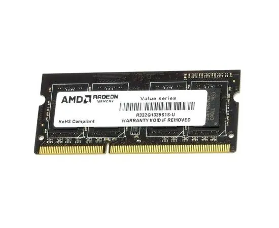 Оперативная память для ноутбука 2Gb DDR3-1333 (AMD) (R332G1339S1S-U)