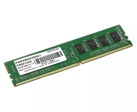 Оперативная память Patriot 8Gb DDR4-2400MHz (PSD48G240081)