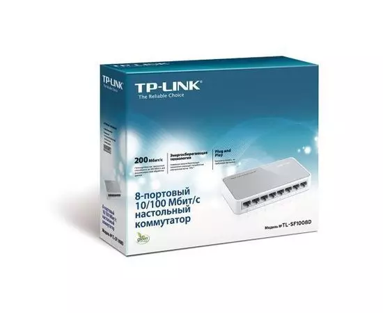 Коммутатор TP-Link TL-SF1008D, фото 4