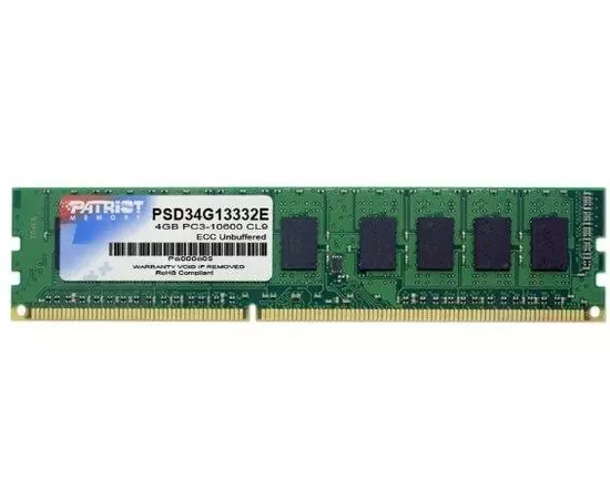Оперативная память Patriot 4Gb DDR3-1333MHz (PSD34G13332)