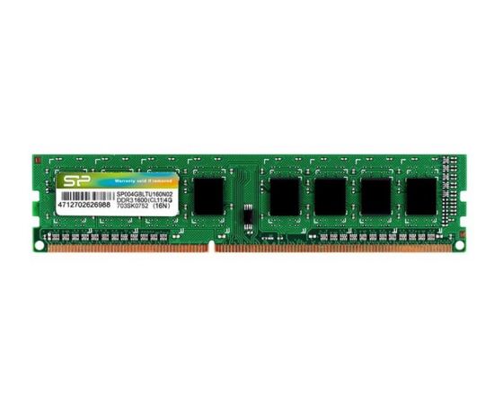 Оперативная память Silicon Power 4Gb DDR3-1600MHz (SP004GBLTU160N02)