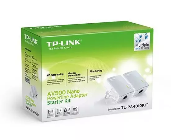 Powerline-адаптер TP-LINK TL-PA4010 Starter Kit (TL-PA4010KIT)