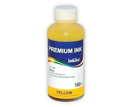 Чернила Canon CL-441Y/441YXL (желтые, Yellow) 100 мл, InkTec (C5041-100MY)