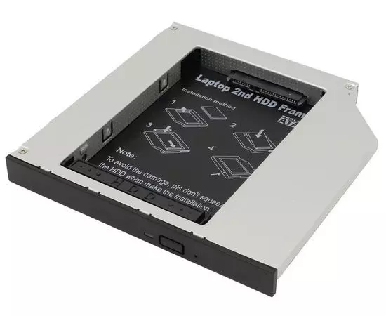 Адаптер для диска 2.5" вместо DVD-RW SATA 12.7мм (Espada) (SS12)