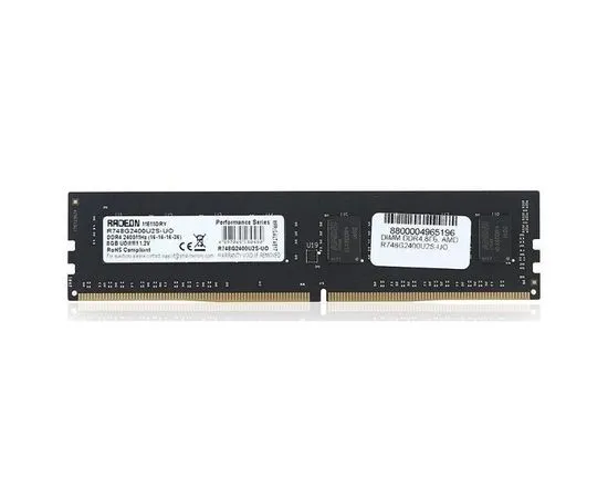 Оперативная память AMD 8Gb DDR4-2400MHz Bulk (R748G2400U2S-UO)