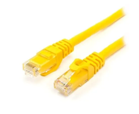 Патч-корд 2м. UTP Cat. 6 (Atcom) желтый, медь (AT0202)