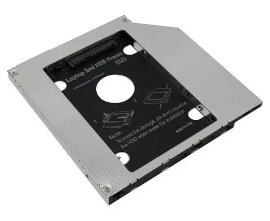 Адаптер для диска 2.5" вместо DVD-RW SATA 9.5мм (Espada) (SS95)