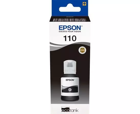 Картридж Epson 110 (чернила черные) Black, 120мл (C13T03P14A)