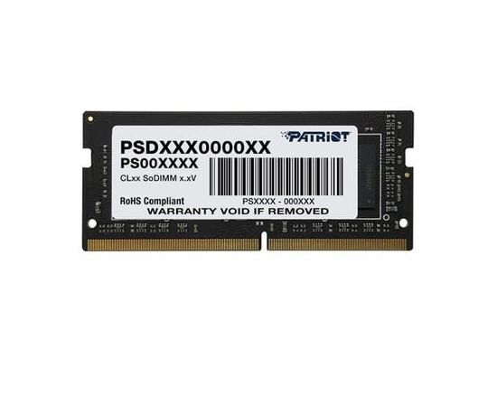 Оперативная память для ноутбука 4Gb DDR4-2666MHz (Patriot, Signature) (PSD44G266681S)