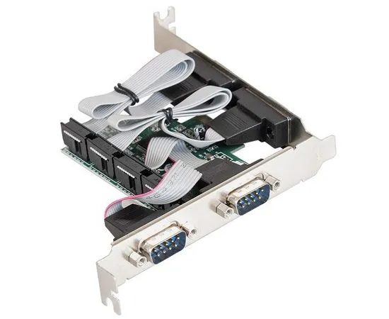 Плата расширения PCI-E x1 -> 4 х COM-port DB9 (ExeGate, EXE-310) (EX283705RUS)