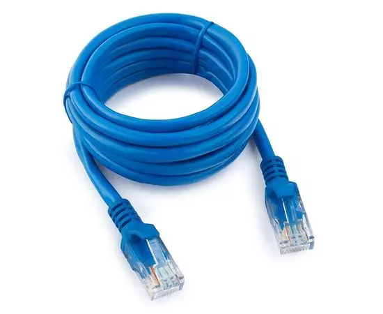 Патч-корд 2м. UTP 5e (Cablexpert) синий, медь (PP10-2M/B)