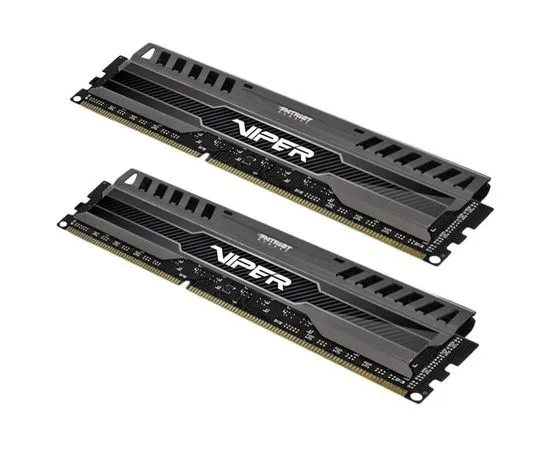 Оперативная память PATRIOT 2x4Gb DDR3-1600MHz Viper 3 Black Mamba (PV38G160C9K)