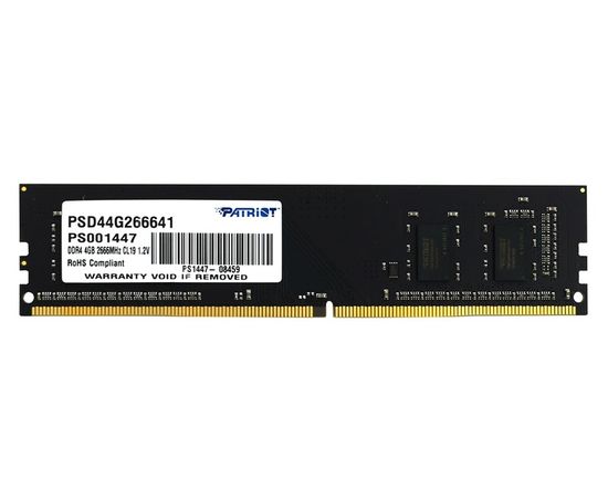 Оперативная память Patriot 4Gb DDR4-2666MHz (PSD44G266641)