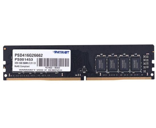 Оперативная память Patriot 16Gb DDR4-2666MHz (PSD416G26662)