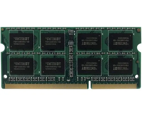 Оперативная память для ноутбука 4Gb DDR3-1333MHz (Patriot) (PSD34G13332S), фото 2