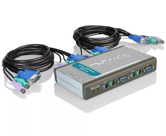 KVM переключатель D-Link DKVM-4K (4 порта PS/2)