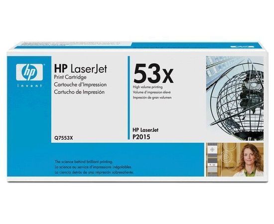 Картридж HP 53X (тонер-картридж повышенной емкости) (Q7553X)
