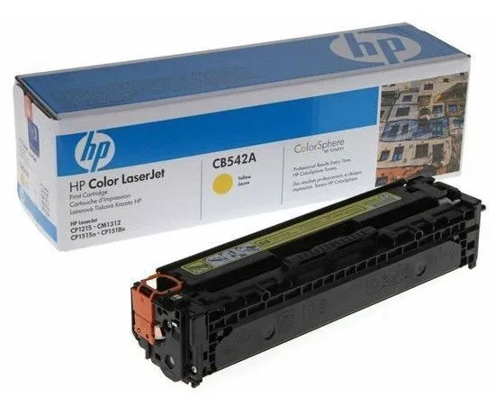 Картридж HP 125A (тонер-картридж желтый) Yellow (CB542A)