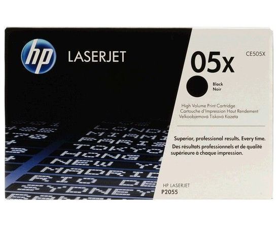 Картридж HP 05X (тонер-картридж повышенной емкости) (CE505X)