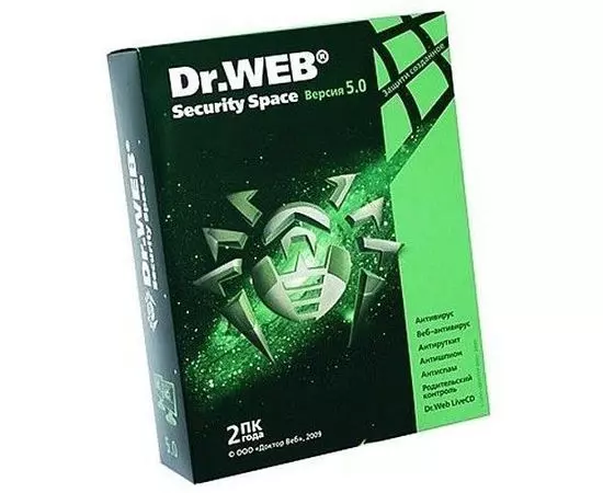 Dr.Web® Security Space, на 24 месяцев 2 ПК (BHW-B-24M-2-A3)