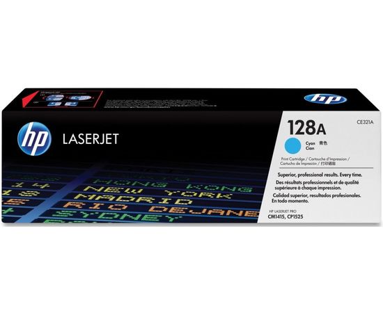 Картридж HP 128A (тонер-картридж голубой) Cyan (CE321A)