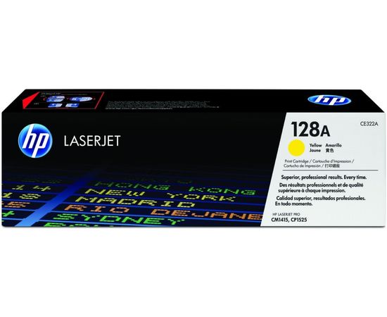 Картридж HP 128A (тонер-картридж желтый) Yellow (CE322A)