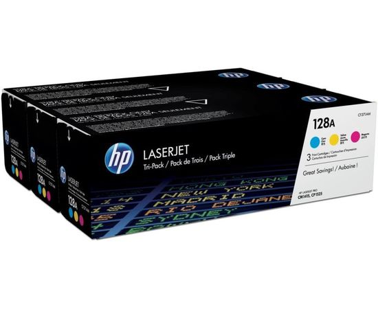 Набор картриджей HP (CE321A, CE322A, CE323A) Tri-Pack (CF371AM)