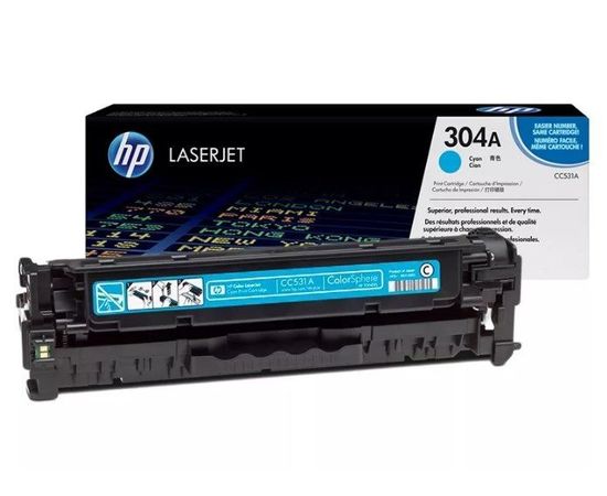Картридж HP 304A (тонер-картридж голубой) Cyan (CC531A)